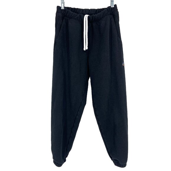 Patagonia Men S Fitz Roy Icon Uprisal Sweatpants Jogger Black Drawstring Waist